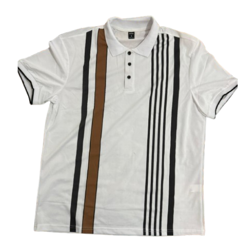 Polo da Uomo Elegante a Righe Verticali - WOBBY